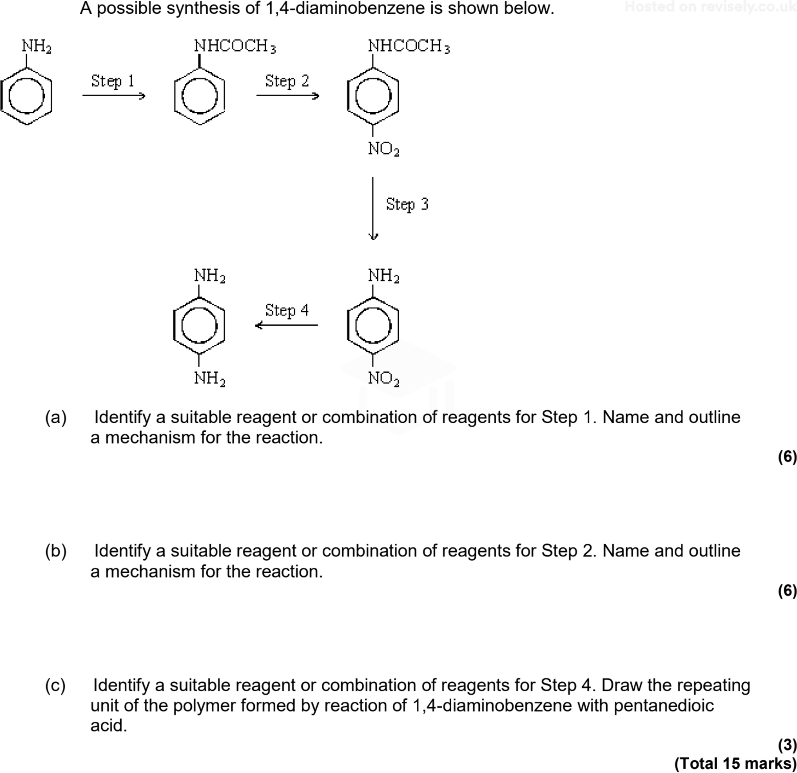Organic Synthesis Questions Revisely